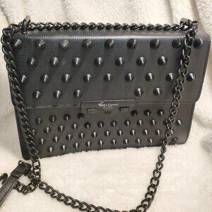 Foley & Corinna NWT Black Skyline Bandit Studded Crossbody Purse